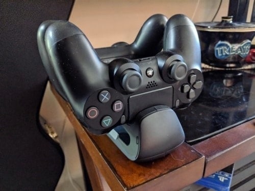 PS Controller on the charging dock